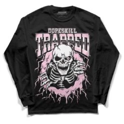 Dunk Low Pink Foam DopeSkill Long Sleeve T-Shirt Trapped Halloween Graphic