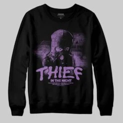 PURPLE Collection DopeSkill Sweatshirt Thief In The Night Graphic