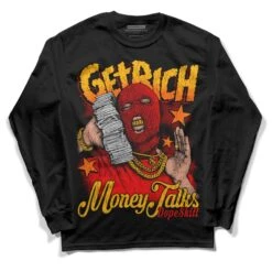 Red Collection DopeSkill Long Sleeve T-Shirt Get Rich Graphic