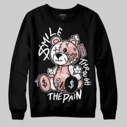 Rust Pink 1s 2025 DopeSkill Sweatshirt Smile Through The Pain Graphic