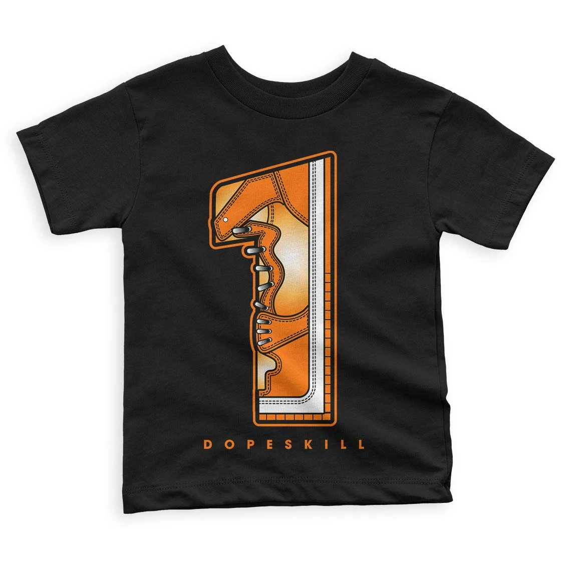 Dunk Low Magma Orange DopeSkill Toddler Kids T-shirt No.1 Graphic 2 Dunk Low Magma Orange DopeSkill Toddler Kids T-shirt No.1 Graphic - Image 2