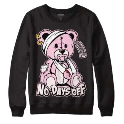 Dunk Low Pink Foam DopeSkill Sweatshirt Hurt Bear Graphic