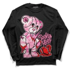 Dunk Low Pink Foam DopeSkill Long Sleeve T-Shirt Broken Heart Graphic