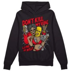 Red Thunder 4s DopeSkill Hoodie Sweatshirt Don't Kill My Vibe Graphic