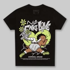 Light Lemon Twist 4s DopeSkill Toddler Kids T-shirt No Fake Love Graphic