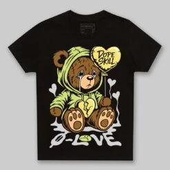 Light Lemon Twist 4s DopeSkill Toddler Kids T-shirt Broken Bear Graphic