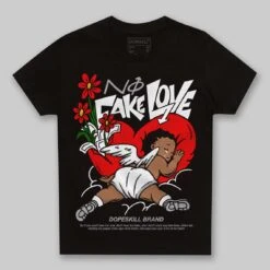 Panda White Black Dunk DopeSkill Toddler Kids T-shirt No Fake Love Graphic