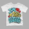 Aqua 5s DopeSkill Toddler Kids T-shirt I'm The Future Graphic