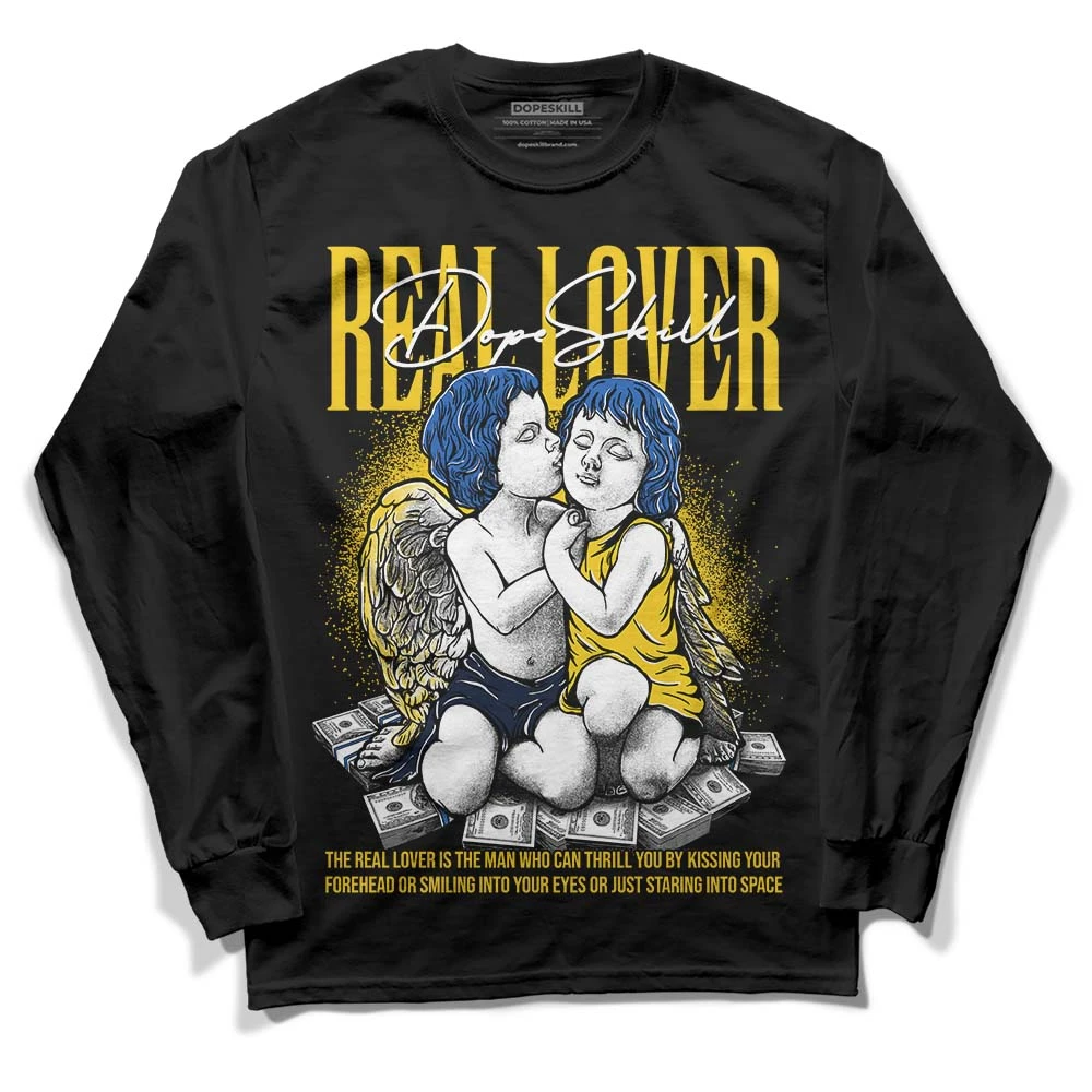 Michigan Dunks DopeSkill Long Sleeve T-Shirt Real Lover Graphic 2 Michigan Dunks DopeSkill Long Sleeve T-Shirt Real Lover Graphic - Image 2