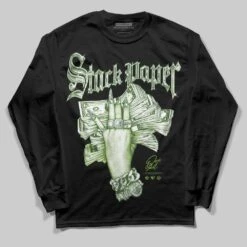 Neon Green Collection DopeSkill Long Sleeve T-Shirt Stack Paper Graphic