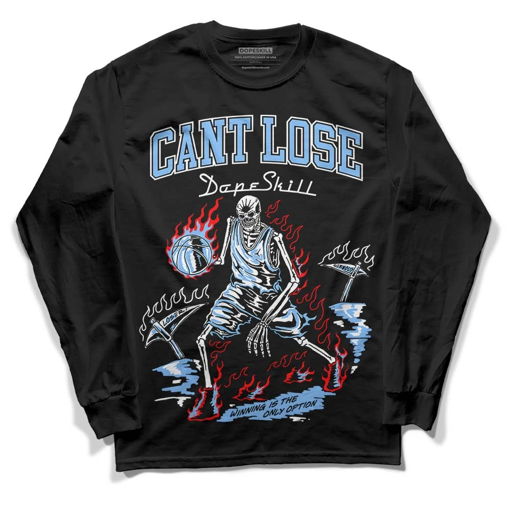 Powder Blue 9s DopeSkill Long Sleeve T-Shirt Cant Lose Graphic 2 Powder Blue 9s DopeSkill Long Sleeve T-Shirt Cant Lose Graphic - Image 2