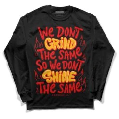 Red Collection DopeSkill Long Sleeve T-Shirt Grind Shine Graphic