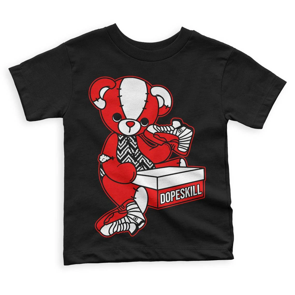 Cherry 12s DopeSkill Toddler Kids T-shirt Sneakerhead BEAR Graphic 2 Cherry 12s DopeSkill Toddler Kids T-shirt Sneakerhead BEAR Graphic - Image 2