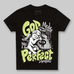 Light Lemon Twist 4s DopeSkill Toddler Kids T-shirt God Made Me Perfect Graphic
