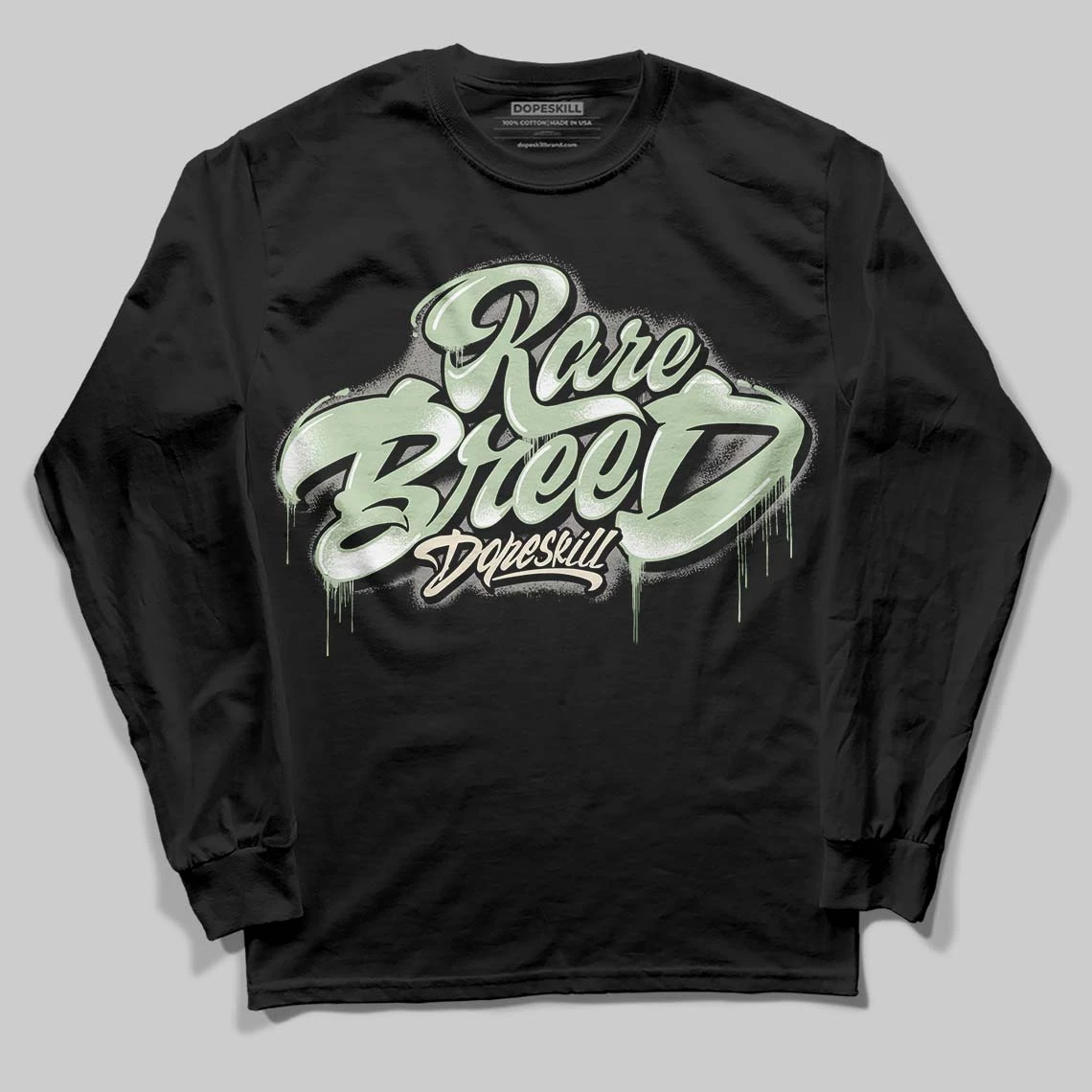Seafoam 4s 2025 DopeSkill Long Sleeve T-Shirt Rare Breed Type Graphic 1 Seafoam 4s 2025 DopeSkill Long Sleeve T-Shirt Rare Breed Type Graphic