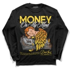 Black Tour Yellow AJ 4 Thunder DopeSkill Long Sleeve T-Shirt MOMM Graphic