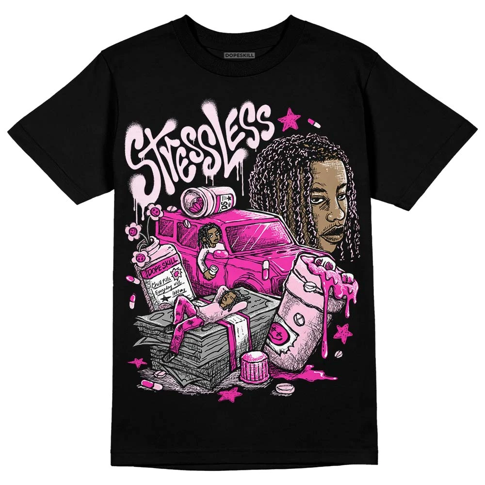 Triple Pink Dunk DopeSkill T-Shirt Stressless Graphic 2 Triple Pink Dunk DopeSkill T-Shirt Stressless Graphic - Image 2