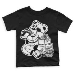 Panda White Black Dunk Low DopeSkill Toddler Kids T-shirt Bear Steals Sneaker Graphic