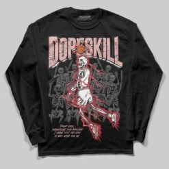Rust Pink 1s 2025 DopeSkill Long Sleeve T-Shirt Thunder Dunk Graphic