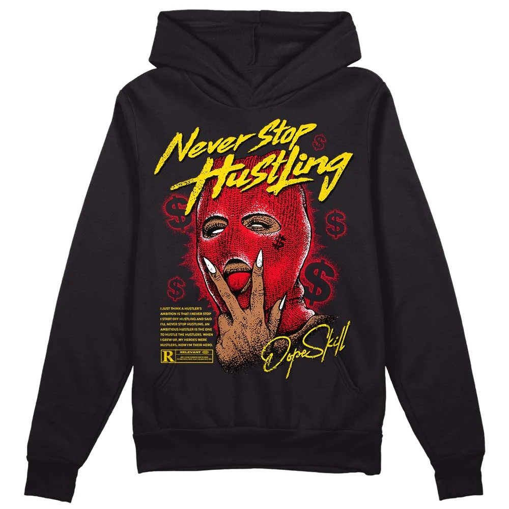 Red Thunder 4s DopeSkill Hoodie Sweatshirt Never Stop Hustling Graphic 1 Red Thunder 4s DopeSkill Hoodie Sweatshirt Never Stop Hustling Graphic