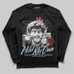 Black Metallic Reimagined 5s DopeSkill Long Sleeve T-Shirt In My Way Graphic