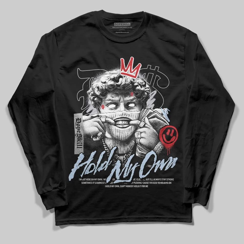 Black Metallic Reimagined 5s DopeSkill Long Sleeve T-Shirt In My Way Graphic 1 Black Metallic Reimagined 5s DopeSkill Long Sleeve T-Shirt In My Way Graphic