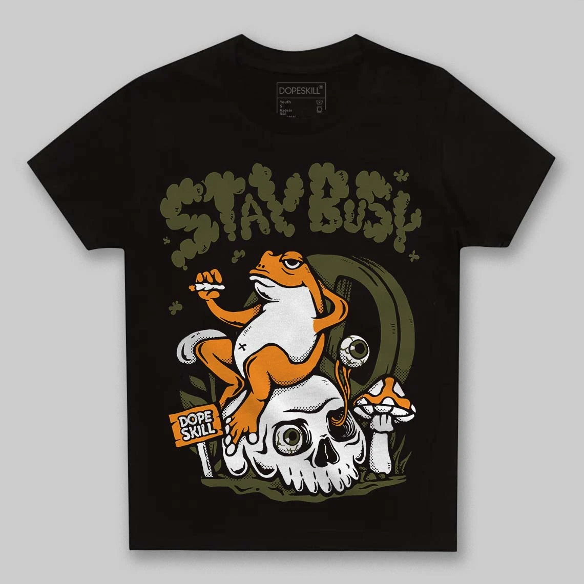 Olive 5s DopeSkill Toddler Kids T-shirt Stay Busy Graphic 2 Olive 5s DopeSkill Toddler Kids T-shirt Stay Busy Graphic - Image 2