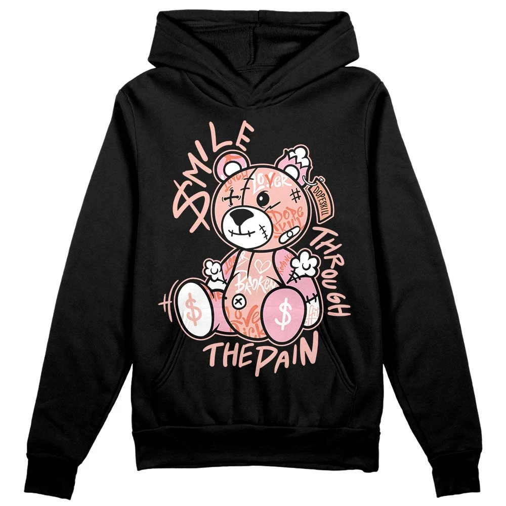 Legend Pink 11s DopeSkill Hoodie Sweatshirt Smile Through The Pain Graphic 2 Legend Pink 11s DopeSkill Hoodie Sweatshirt Smile Through The Pain Graphic - Image 2