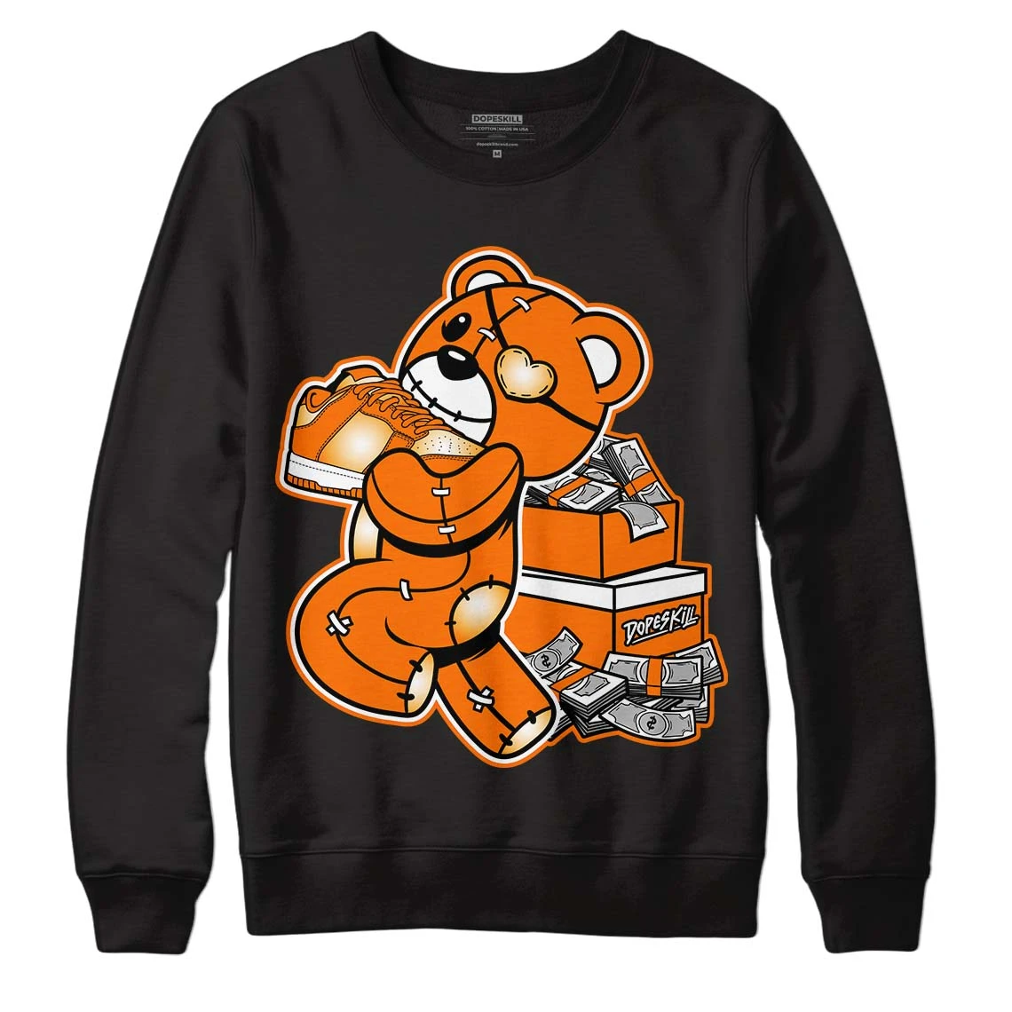 Dunk Low Magma Orange DopeSkill Sweatshirt Bear Steals Sneaker Graphic 2 Dunk Low Magma Orange DopeSkill Sweatshirt Bear Steals Sneaker Graphic - Image 2