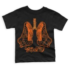 Brilliant Orange 12s DopeSkill Toddler Kids T-shirt Breathe Graphic