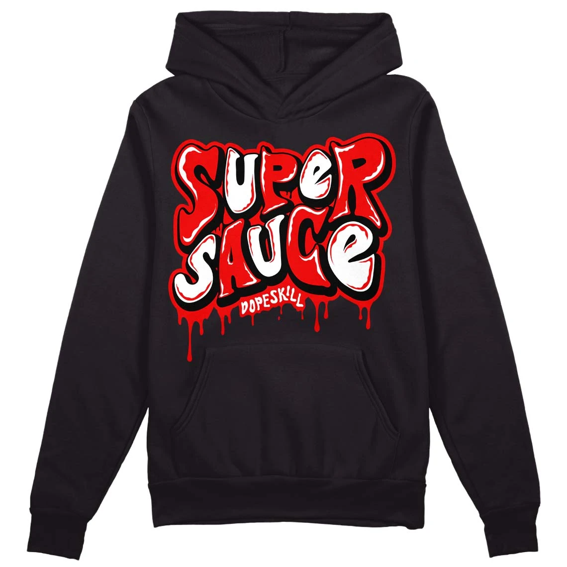 Cherry 12s DopeSkill Hoodie Sweatshirt Super Sauce Graphic 2 Cherry 12s DopeSkill Hoodie Sweatshirt Super Sauce Graphic - Image 2