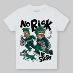 Oxidized Green 4s DopeSkill Toddler Kids T-shirt No Risk No Story Graphic