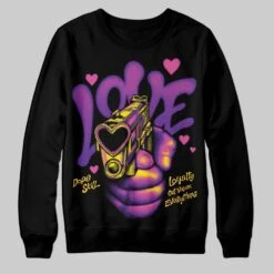 PURPLE Collection DopeSkill Sweatshirt Love Shot Graphic