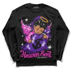 Court Purple 13s DopeSkill Long Sleeve T-Shirt Heaven Sent Graphic