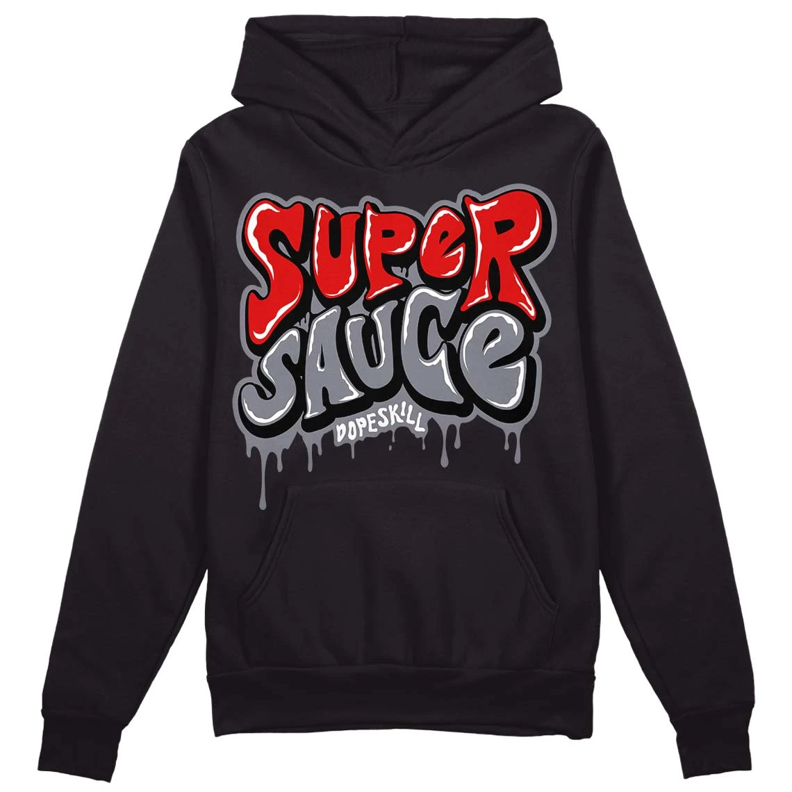 Fire Red 9s DopeSkill Hoodie Sweatshirt Super Sauce Graphic 2 Fire Red 9s DopeSkill Hoodie Sweatshirt Super Sauce Graphic - Image 2