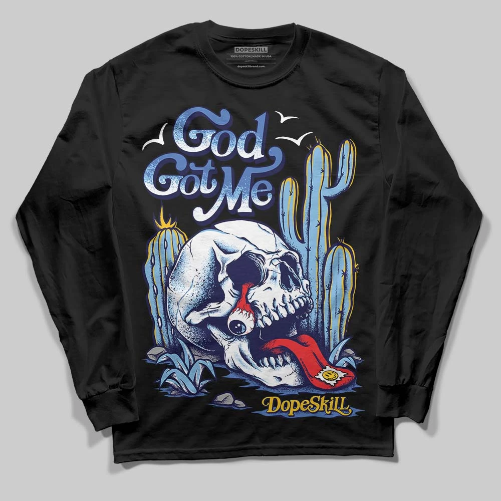 University Blue Collection DopeSkill Long Sleeve T-Shirt God Got Me Graphic 2 University Blue Collection DopeSkill Long Sleeve T-Shirt God Got Me Graphic - Image 2