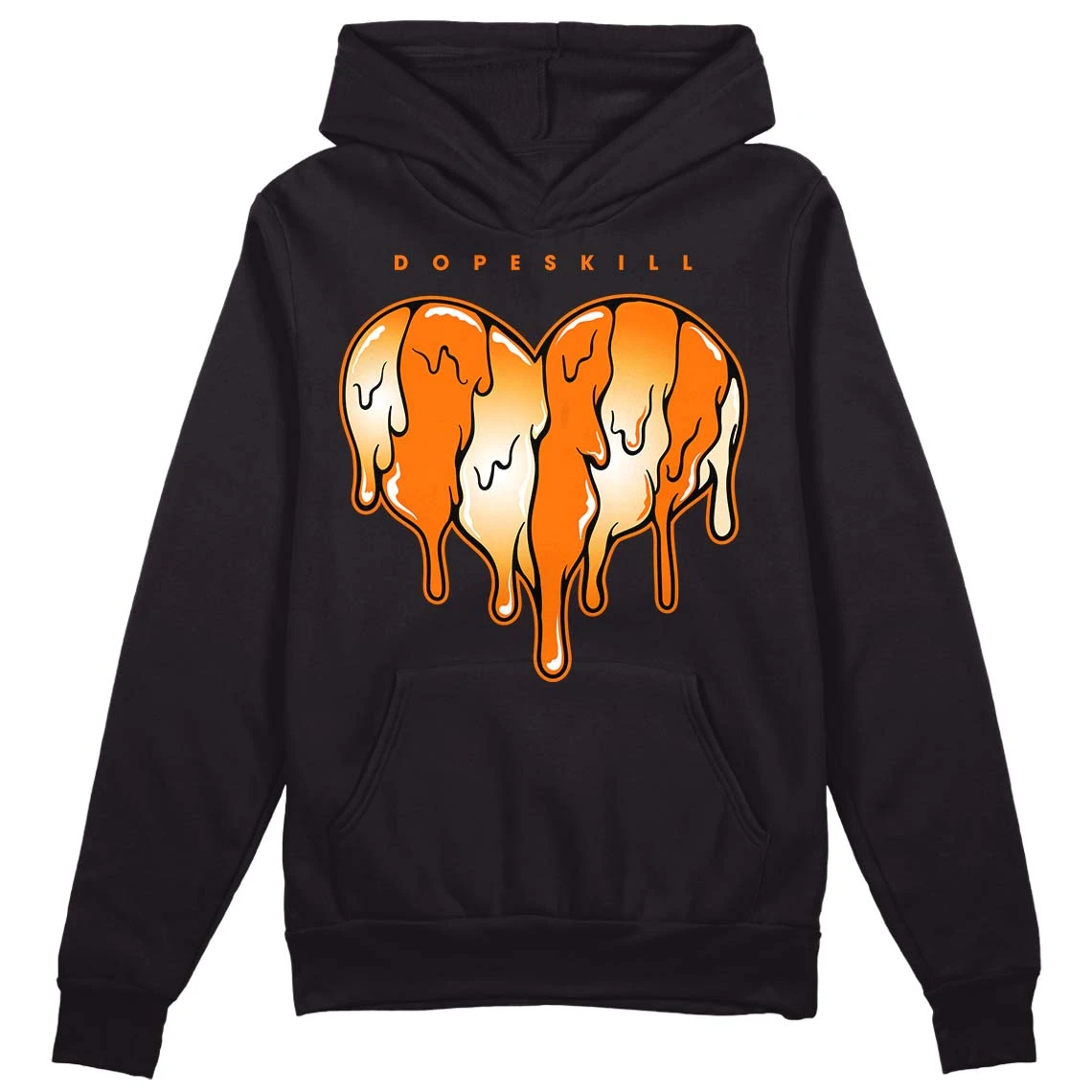 Dunk Low Magma Orange DopeSkill Hoodie Sweatshirt Slime Drip Heart Graphic 2 Dunk Low Magma Orange DopeSkill Hoodie Sweatshirt Slime Drip Heart Graphic - Image 2