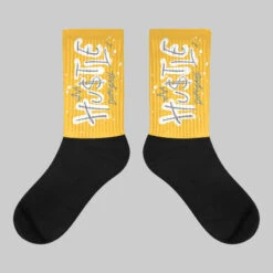 9060 Varsity Gold DopeSkill Sublimated Socks Hustle Graphic