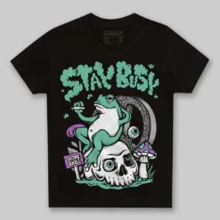Green Glow 3s DopeSkill Toddler Kids T-shirt Stay Busy Graphic