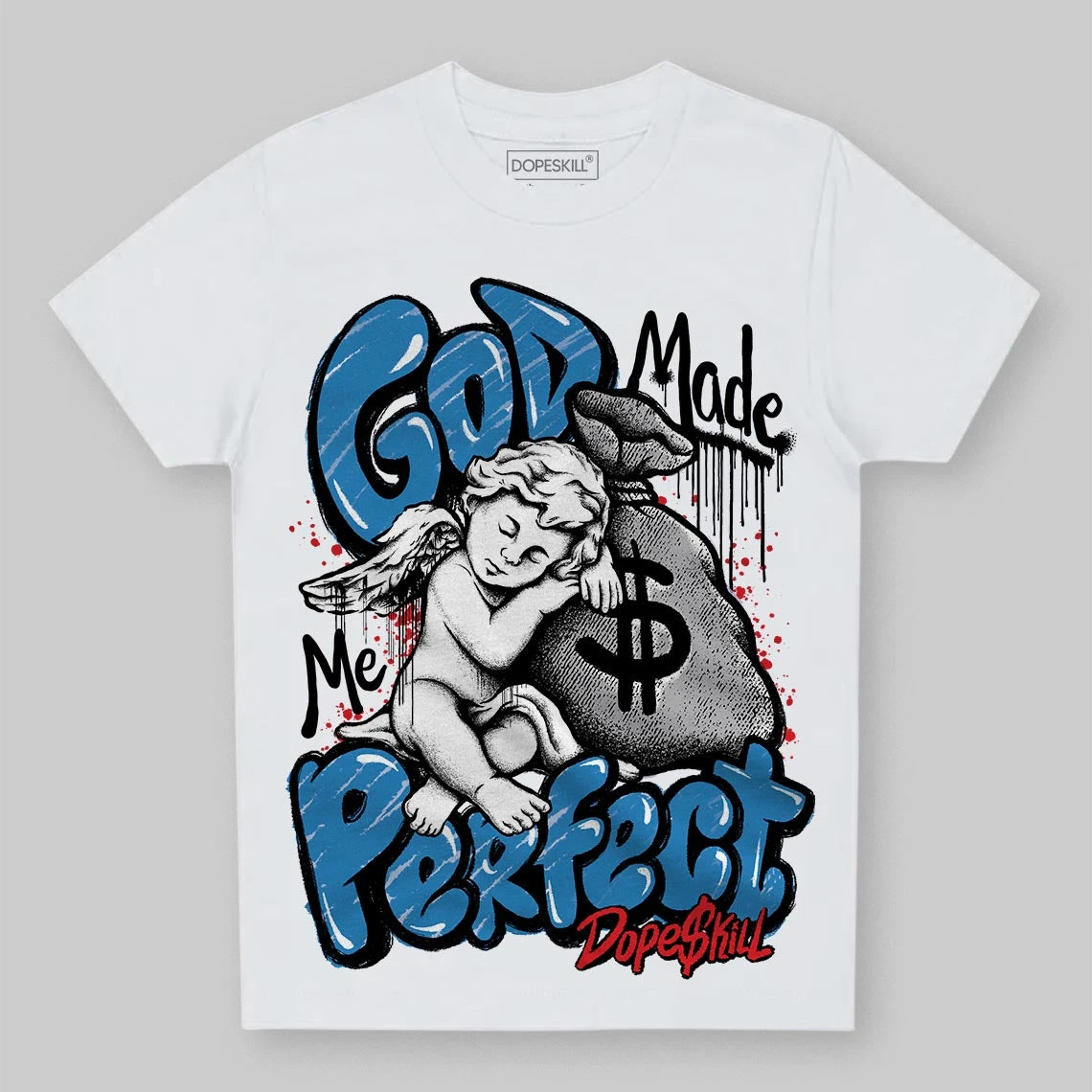 Rare Air 3s DopeSkill Toddler Kids T-shirt God Made Me Perfect Graphic 2 Rare Air 3s DopeSkill Toddler Kids T-shirt God Made Me Perfect Graphic - Image 2