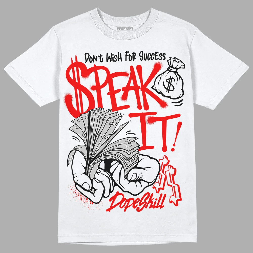 Cherry 12s DopeSkill T-Shirt Speak It Graphic 1 Cherry 12s DopeSkill T-Shirt Speak It Graphic