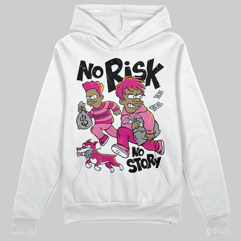 Rick RO Pink Leather Sneakers DopeSkill Hoodie Sweatshirt No Risk No Story Graphic 2 Rick RO Pink Leather Sneakers DopeSkill Hoodie Sweatshirt No Risk No Story Graphic - Image 2