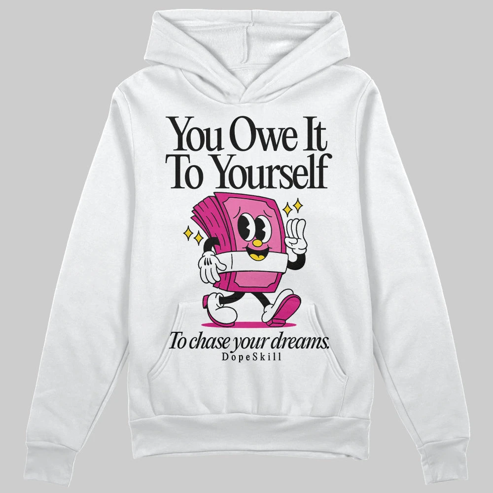 Rick RO Pink Leather Sneakers DopeSkill Hoodie Sweatshirt Owe It To Yourself Graphic 2 Rick RO Pink Leather Sneakers DopeSkill Hoodie Sweatshirt Owe It To Yourself Graphic - Image 2