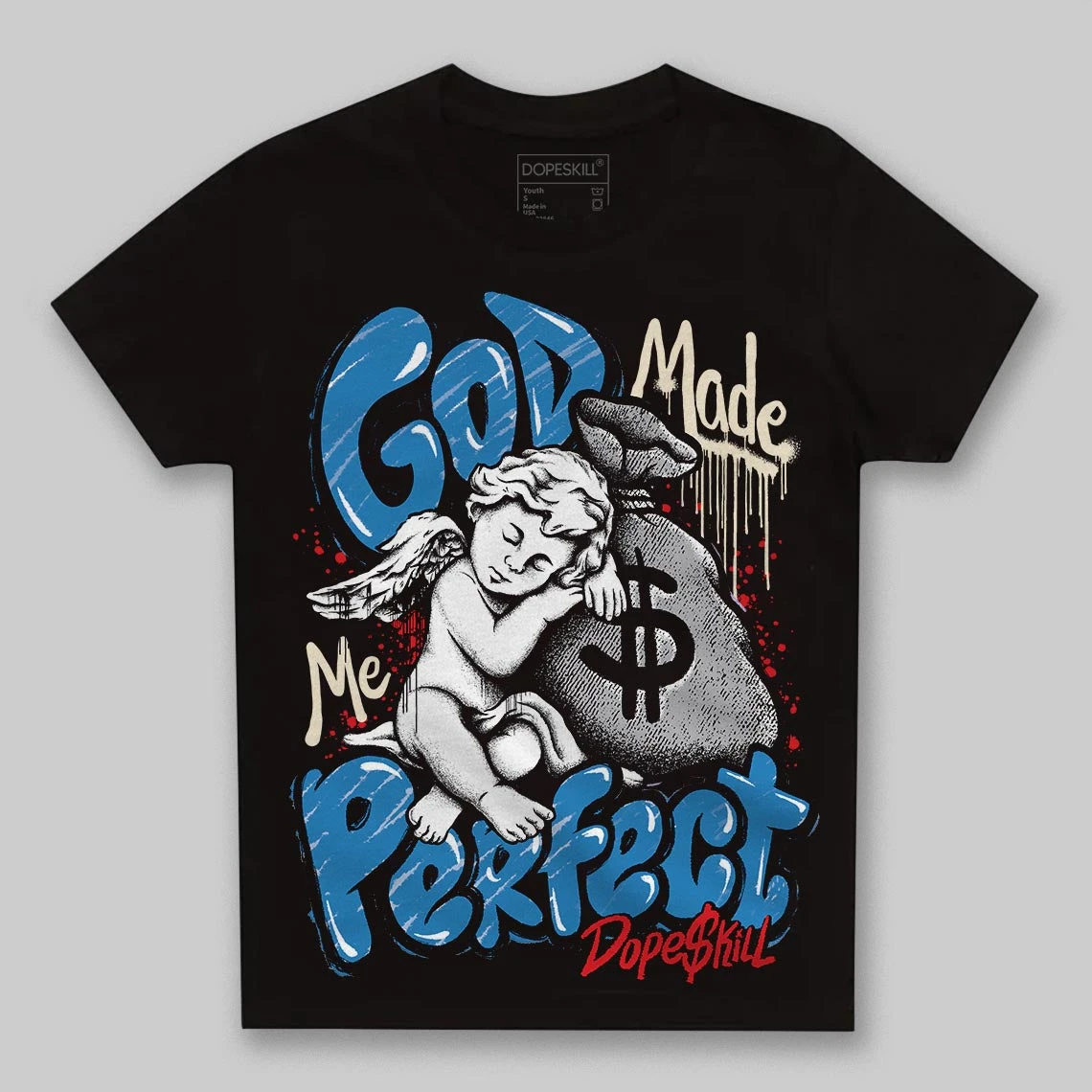 Rare Air 3s DopeSkill Toddler Kids T-shirt God Made Me Perfect Graphic 1 Rare Air 3s DopeSkill Toddler Kids T-shirt God Made Me Perfect Graphic