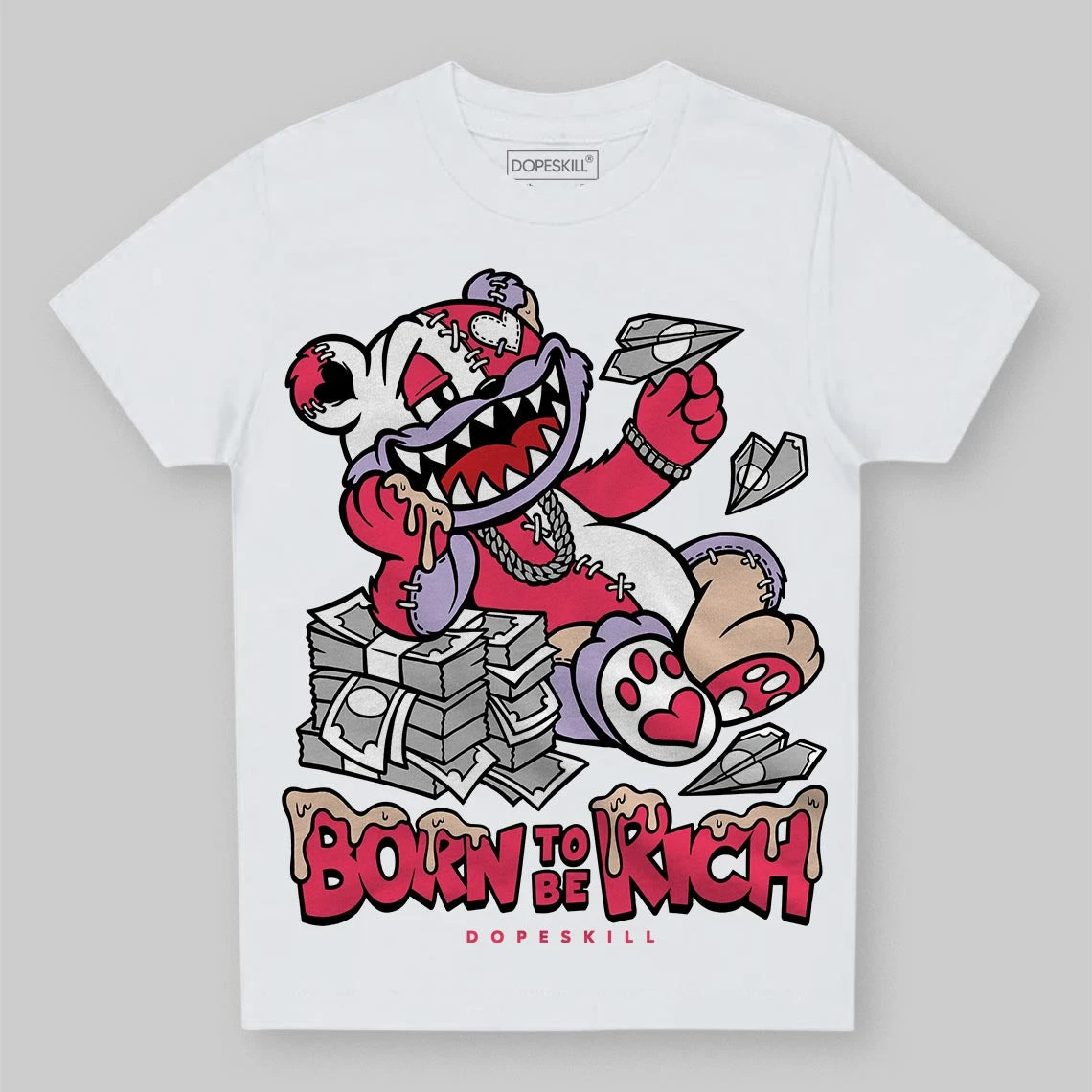 Peanut Butter Jelly 5s DopeSkill Toddler Kids T-shirt Born To Be Rich Graphic 1 Peanut Butter Jelly 5s DopeSkill Toddler Kids T-shirt Born To Be Rich Graphic