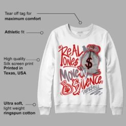 Gym Red 9s DopeSkill Sweatshirt Real Ones Move In Silence Graphic -Dopeskill Brand 3 e5c804c2 683f 4c6b b935 4a8c9bb8cc50