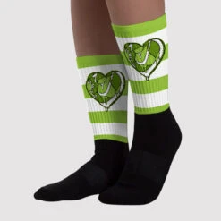 Horizontal Stripes Sublimated Socks Match Dunk Low 'Chlorophyll' 6 Horizontal Stripes Sublimated Socks Match Dunk Low 'Chlorophyll' -Dopeskill Brand 4. d340f277 cf8f 4063 acb0 6d6830733b22