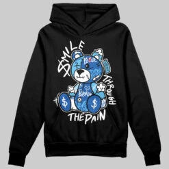 Blueberry 12s DopeSkill Hoodie Sweatshirt Smile Through The Pain Graphic