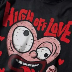 VALENTINE'S Day 3s DopeSkill Premium T-Shirt High Off Love Graphic -Dopeskill Brand 4 03782a84 6f19 4c35 bba6 a97270182ef2