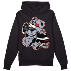 Bred Reimagined 4s DopeSkill Hoodie Sweatshirt Bear Steals Sneaker Graphic